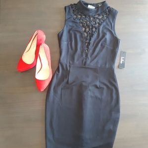 Lulus Little Black Mesh Dress